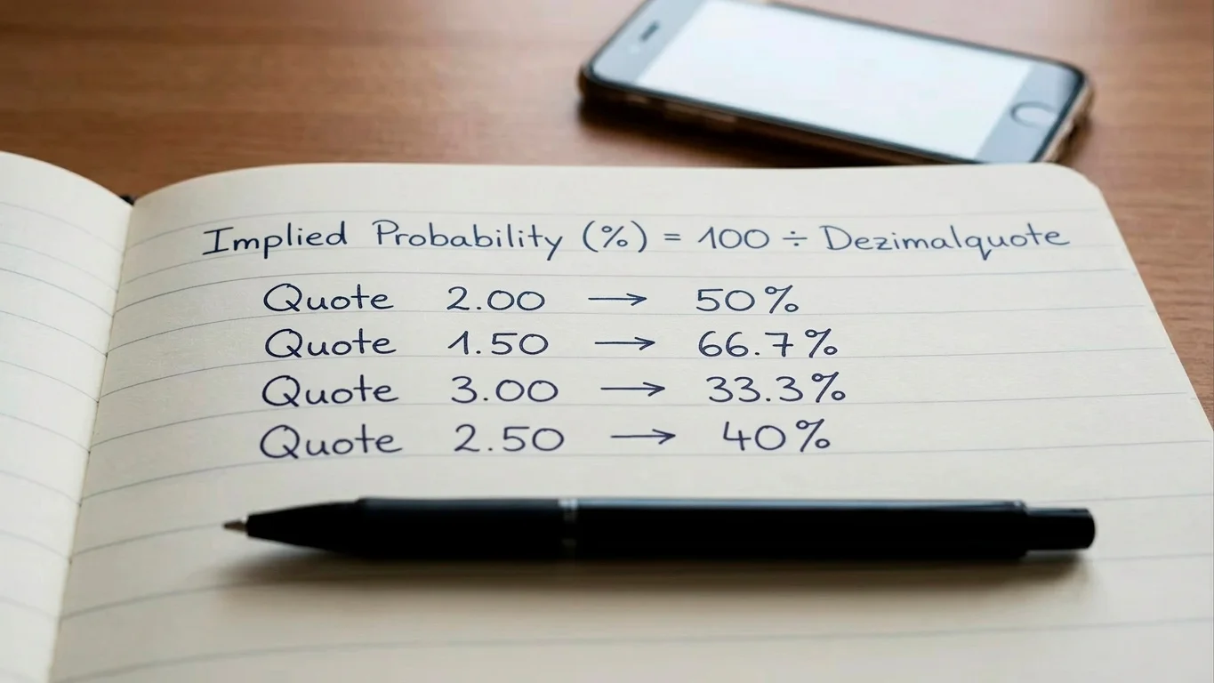 Implied Probability aus Dezimalquoten berechnen – Formel und Beispiele für MMA-Wetten