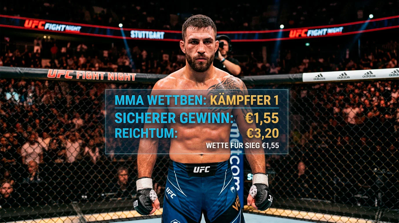 MMA-Wetten online in Deutschland: Kämpfer im Oktagon mit Wettquoten und deutschem Regulierungsrahmen