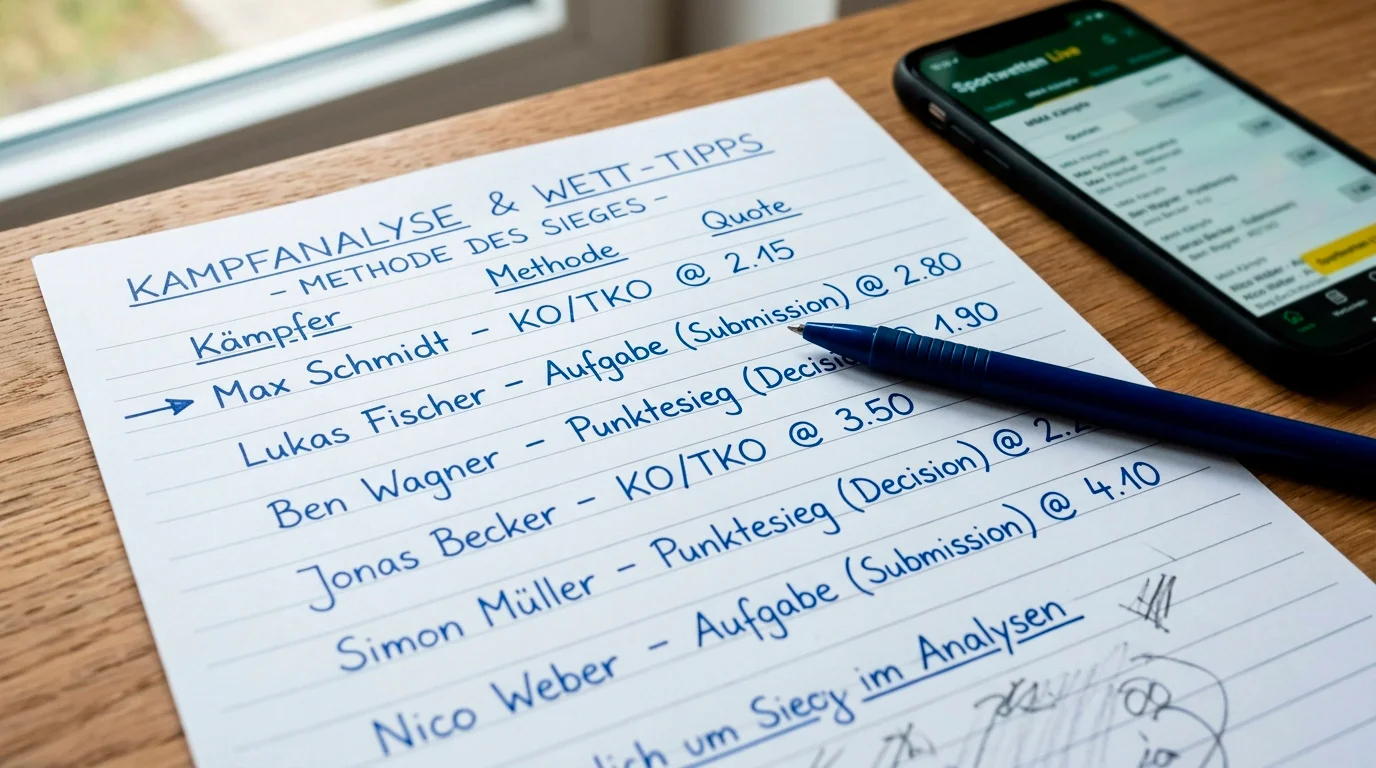 Auswahl der richtigen Methodenwette im UFC – KO, Submission oder Entscheidung strategisch wählen