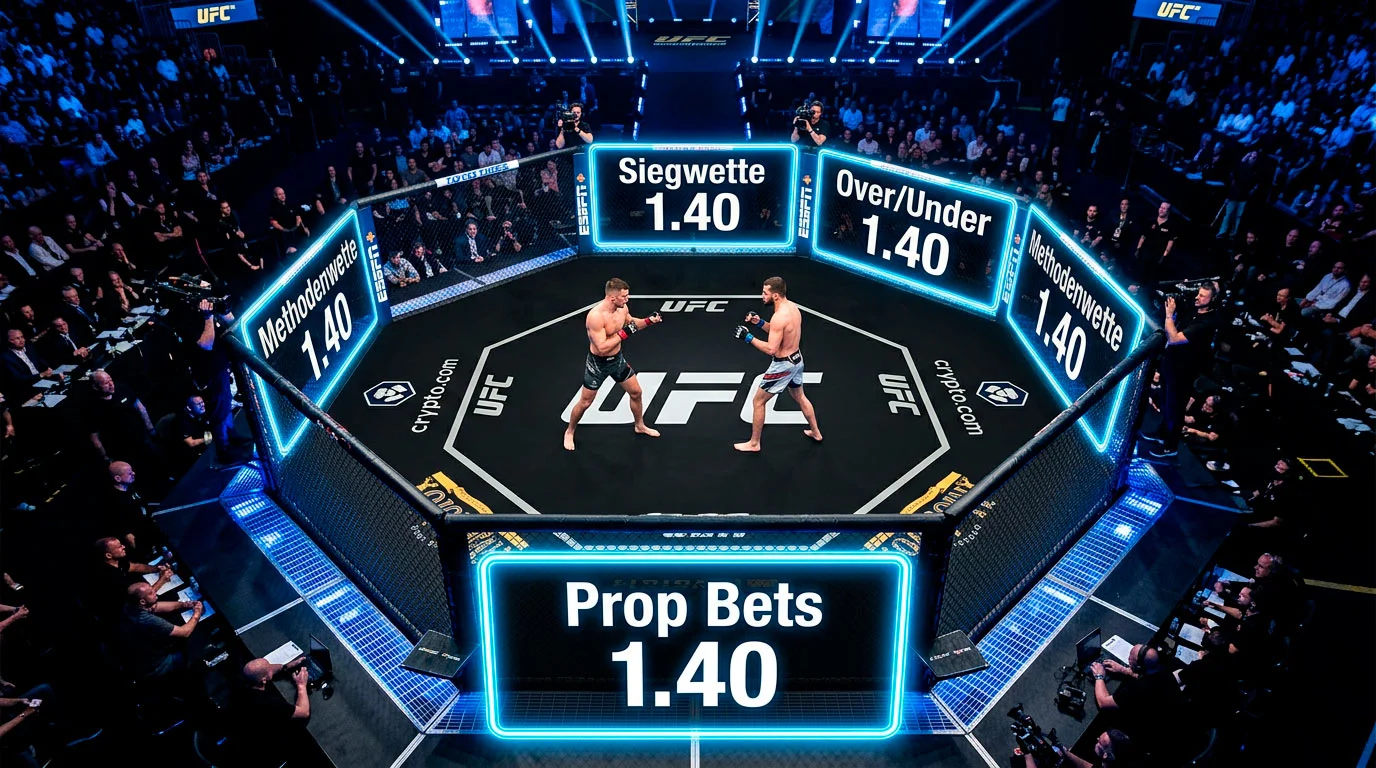 MMA Wettarten erklärt – Siegwette Methodenwette Rundenwette und Prop Bets für deutsche Sportwetter