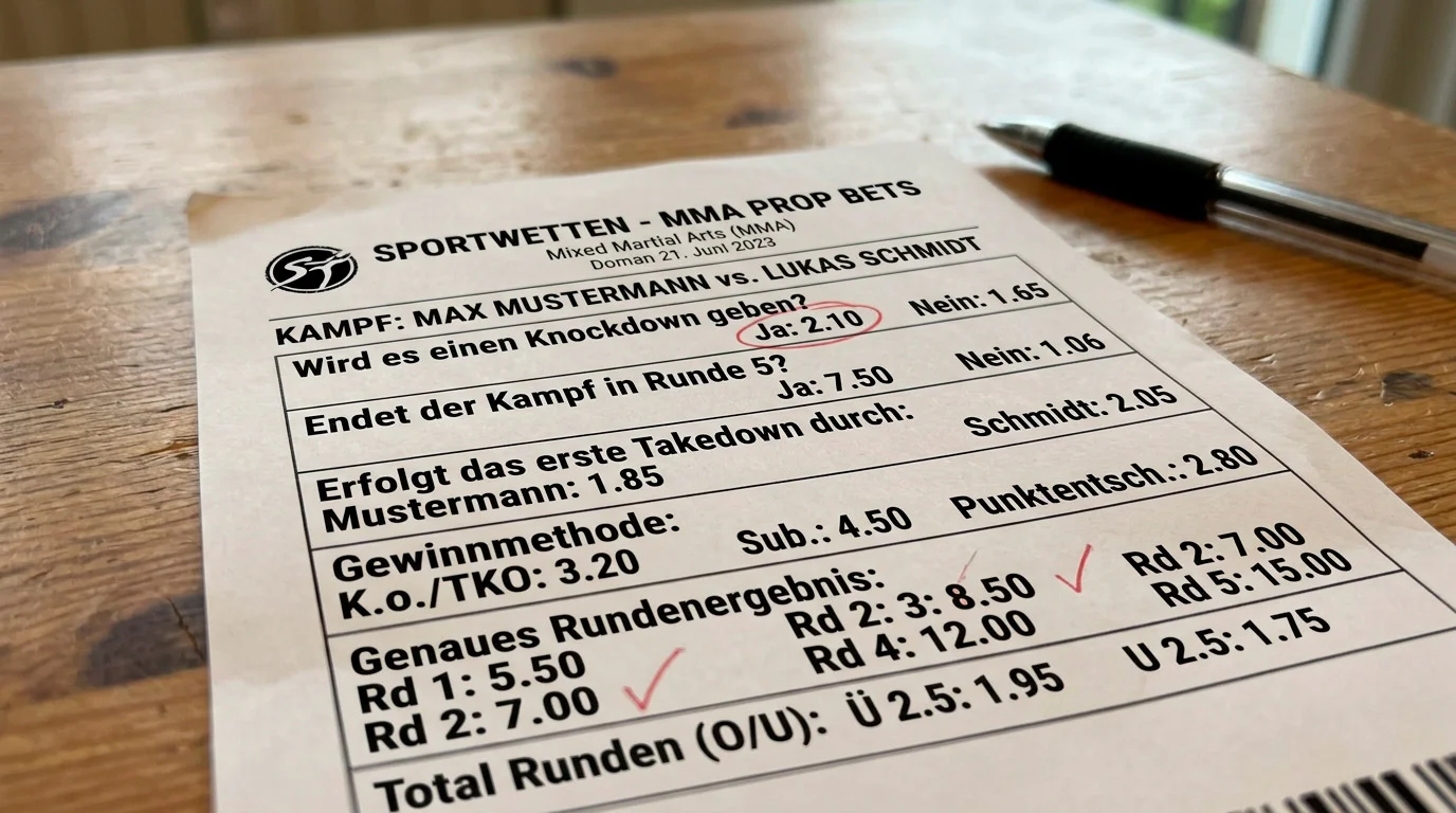 UFC Prop Bets und Sonderwetten – Spezialwettmärkte bei internationalen MMA-Buchmachers erklärt