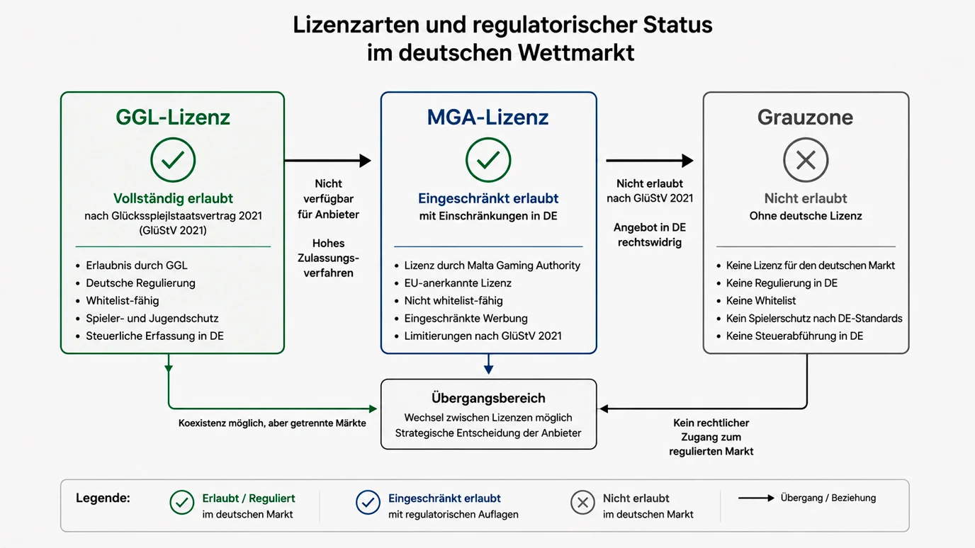 Übersicht MMA Wetten Deutschland: Marktstruktur, Lizenzen und Anbietertypen im deutschen Sportwettenmarkt