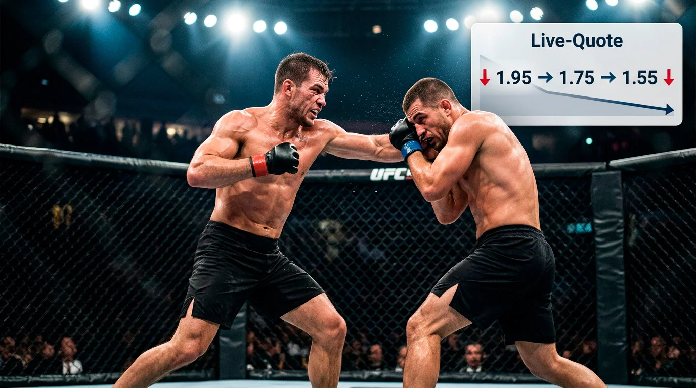 Momentum-Shift im UFC-Kampf – Live-Quotenveränderung nach Dominanzwechsel im Oktagon