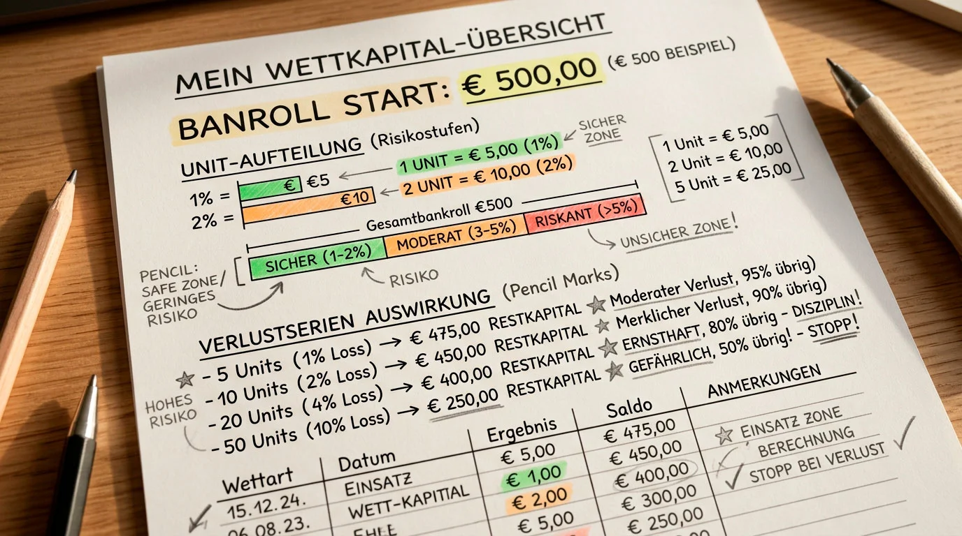 Bankroll Management bei UFC Wetten – 1-2 Prozent Regel Einsatzkontrolle und Risikomanagement MMA